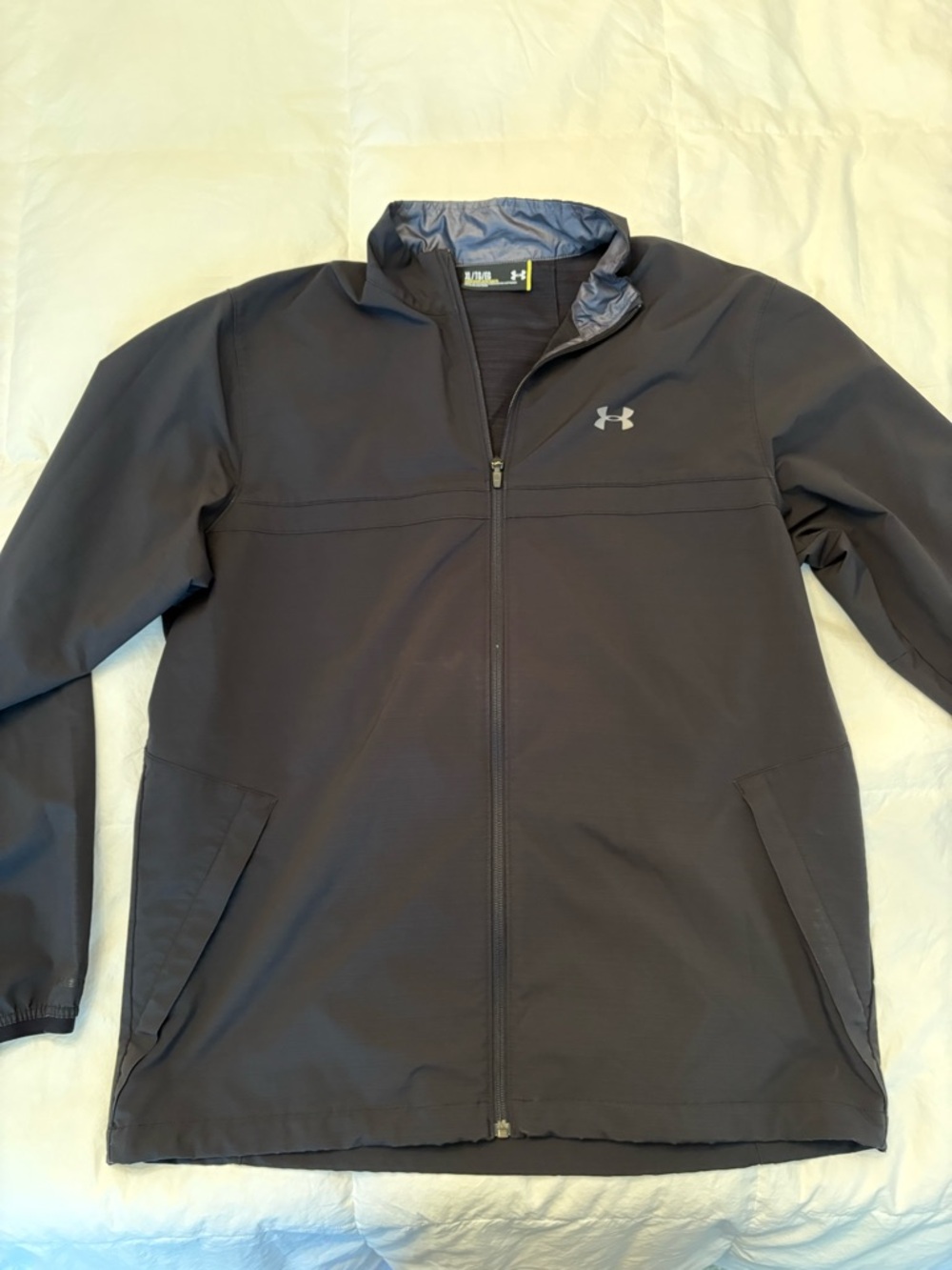 Under Armour Men’s Lightweight Zip-Front Jacket - Black Size XL